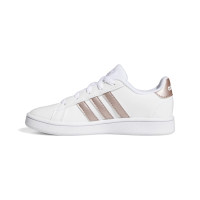 adidas Grand Court Baskets Enfants Blanc Or