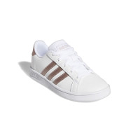 adidas Grand Court Baskets Enfants Blanc Or