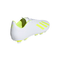 adidas X 18.4 FG Voetbalschoenen Wit Geel Wit