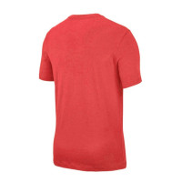 Nike NSW Icon Futura T-Shirt Rouge Blanc
