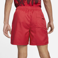 Nike Club Woven Lined Flow Short Rouge Blanc