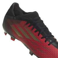 adidas X Speedflow.3 Gras Voetbalschoenen (FG) Rood Zwart Goud