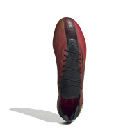 adidas X Speedflow.1 Gazon Naturel Chaussures de Foot (FG) Rouge Or Noir
