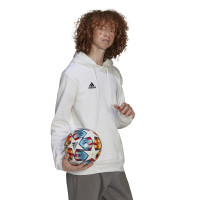 adidas Entrada 22 Sweat Hoodie Wit Zwart