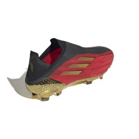 adidas X Speedflow+ Gazon Naturel Chaussures de Foot (FG) Rouge Or Noir