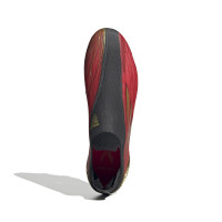 adidas X Speedflow+ Gazon Naturel Chaussures de Foot (FG) Rouge Or Noir