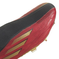 adidas X Speedflow+ Gras Voetbalschoenen (FG) Rood Goud Zwart