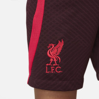 Nike Liverpool Strike Short d'Entraînement KZ 2022-2023 Enfants Bordeaux Rouge
