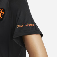 Nike Pays-Bas Travel Maillot d'Entraînement 2022-2023 Femmes Noir Orange