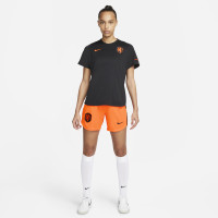 Nike Pays-Bas Travel Maillot d'Entraînement 2022-2023 Femmes Noir Orange