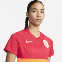 Nike Pays-Bas Academy Pro Maillot d'Entraînement 2022-2023 Femmes Rouge Orange Blanc