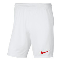 Nike Dri-FIT Park III Voetbalbroekje Kids Wit Rood