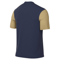 Nike Tiempo Premier II Maillot de Foot Bleu Foncé Doré