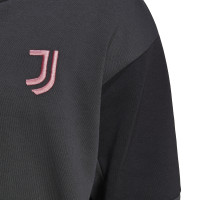 adidas Juventus Travel Hoodie Survêtement Sweat-Shirt à Capuche Gris Foncé Noir Rose