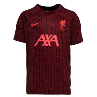 Nike Liverpool Pre Match Maillot d'Entraînement 2022-2023 Rouge Bordeaux Rouge