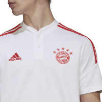 adidas Bayern Munich Polo Ensemble d'Entraînement 2022-2023 Blanc Gris