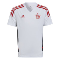 Maillot d'entraînement adidas Bayern Munich 2022-2023 pour enfants, blanc