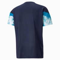 PUMA Olympique Marseille Iconic MCS T-Shirt Bleu Foncé Blanc