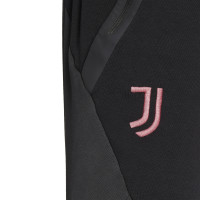 adidas Juventus Travel Hoodie Trainingspak Donkergrijs Zwart Roze