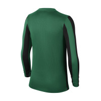 Nike Striped Division IV Voetbalshirt Lange Mouwen Kids Groen Zwart