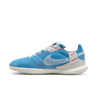 Nike StreetGato Chaussures de foot Street/Indoor Bleu Blanc Rose