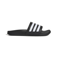 Claquettes adidas Adilette Comfort noires et blanches