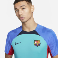 Nike FC Barcelone Strike Maillot d'Entraînement 2022-2023 Turquoise Bleu