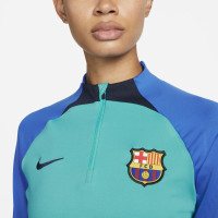 Nike FC Barcelone Strike Haut d'Entraînement 2022-2023 Femmes Turquoise Bleu
