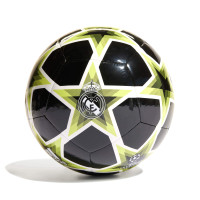 adidas Real Madrid Champions League Mini Ballon de Foot Taille 1 2023-2024  Noir Jaune Gris