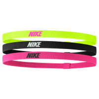 Nike Bandeaux Élastiques 2.0 3-Pack Jaune Vif Noir Rose Vif