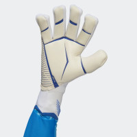adidas Predator Pro Gants de Gardien de But Fingersave Blanc Bleu