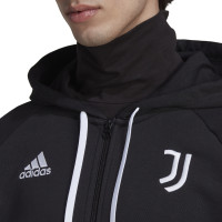 adidas Juventus DNA Vest Full-Zip 2022-2023 Zwart Wit