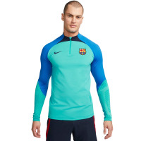 Nike FC Barcelona Strike Trainingspak 2022-2023 Turquoise Blauw Donkerblauw