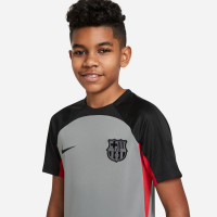 Nike FC Barcelona Strike Trainingsshirt 2022-2023 Kids Grijs Zwart