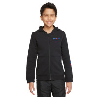 Nike FC Barcelone Club Sweat à Capuche Full-Zip 2022-2023 Enfants Noir Bleu