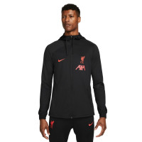 Nike Liverpool Strike Hooded Survêtement à Capuche 2022-2023 Noir Rouge