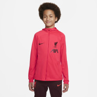 Nike Liverpool Strike Survêtement à Capuche 2022-2023 Enfants Rouge Bordeaux