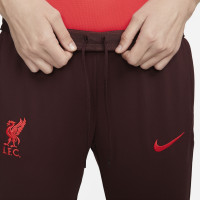 Nike Liverpool Strike Pantalon d'Entraînement 2022-2023 Femmes Bordeaux Rouge