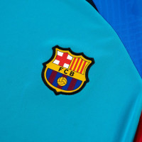 Nike FC Barcelone Strike Ensemble d'Entraînement 2022-2023 Femmes Turquoise Bleu Bleu Foncé