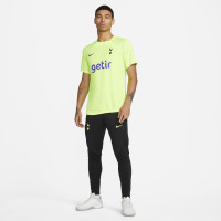 Nike Tottenham Hotspur Strike Trainingsbroek 2022-2023 Zwart Neon Geel