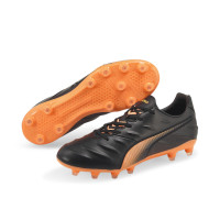 Chaussures de football Puma King Pro 21 Grass (FG) Noir/orange