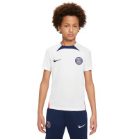 Nike Paris Saint-Germain Strike Maillot d'Entraînement 2022-2023 Enfants Blanc Bleu Foncé