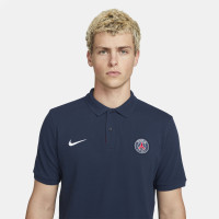 Nike Paris Saint-Germain Polo 2022-2023 Bleu Foncé Rouge Blanc