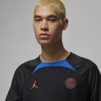 Nike Jordan Paris Saint-Germain Strike Maillot d'Entraînement 2022-2023 Noir Bleu Rouge