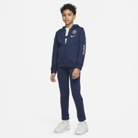 Nike Paris Saint Germain Club Veste Full-Zip Enfants Bleu Foncé Blanc