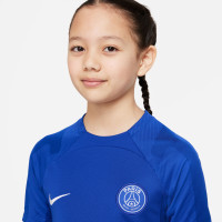 Nike Paris Saint-Germain Strike Maillot d'Entraînement 2022-2023 Enfants Bleu Blanc