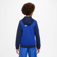Nike Paris Saint-Germain Club Fleece Veste 2022-2023 Enfants Bleu Foncé Blanc