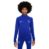 Nike Paris Saint-Germain Strike Haut d'Entraînement 2022-2023 Enfants Bleu Blanc