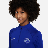 Nike Paris Saint Germain Strike Trainingspak 2022-2023 Kids Blauw Wit