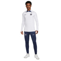 Nike Paris Saint Germain Strike Survêtement 2022-2023 Blanc Bleu Foncé